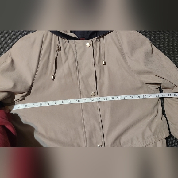 Liz Claiborne Women's Beige and Black Coat Size L - Picture 4 of 4